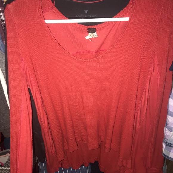 Burnt Orange Free People Sweater - Picture 1 of 2